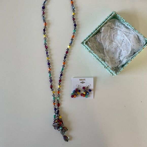 NIB MixIt Matching Necklace and Earrings - Picture 2 of 8